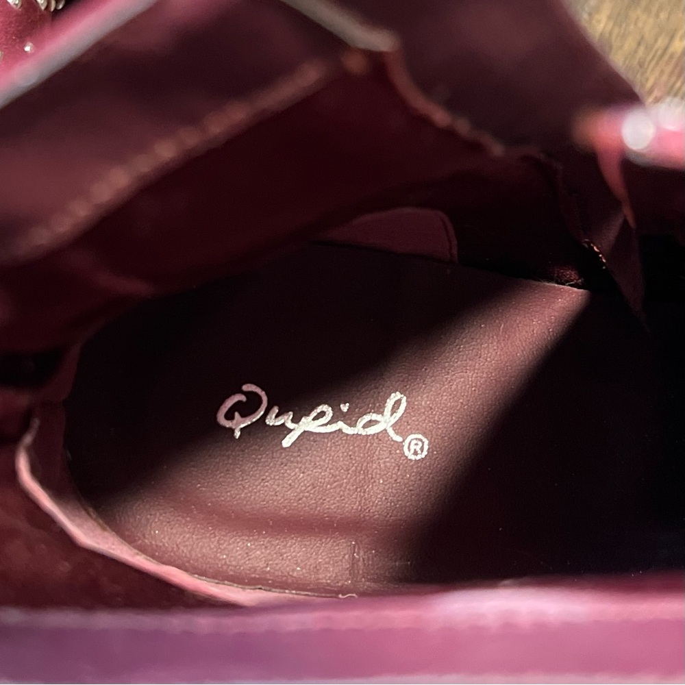 Qupid Studded Faux Suede Ankle Booties - Picture 7 of 9